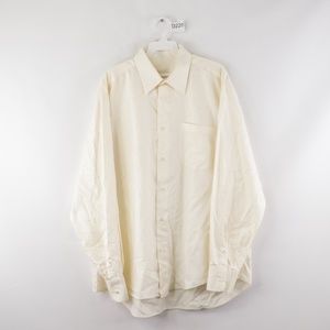 Fratelli Moda Mens 16.5 34/35 Dress Shirt White